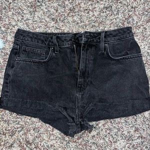 Forever 21 black jean shorts. Size: US 28. Worn twice